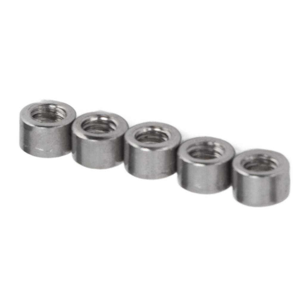 50 Pcs Round Coupling Nut M4x0.7 4mm Length 304 Stainless Steel Sturdy Round Connector Nuts for