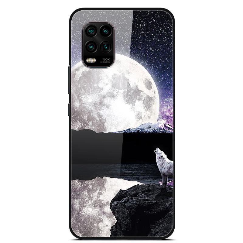 For Xiaomi Mi 10 Lite 5G Case Tempered Glass Hard Back Cover For Xiaomi Mi 10 10T Lite Pro Case Fundas For Xiaomi Mi10 Lite Capa