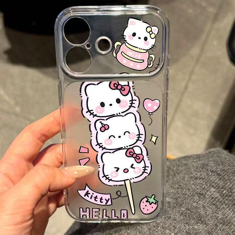 

Tanghulu Kitty Big Window Case for Apple 17/16/15 Pro Max, Trendy 13/14 Apple 11