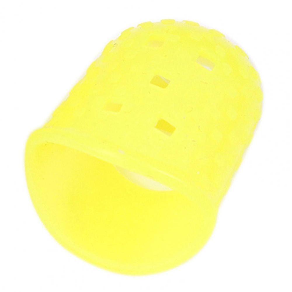 4pcs/set Rubber Thimble Guitar Fingertip Protectors Non-Slip Silicone Finger Guards   Unisex