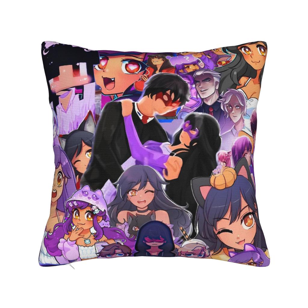 Aphmau Magical World Art Pillow Cover Kawaii Pillow Case For Sofa Home Decor Print Cushion Cover Birthday Gift