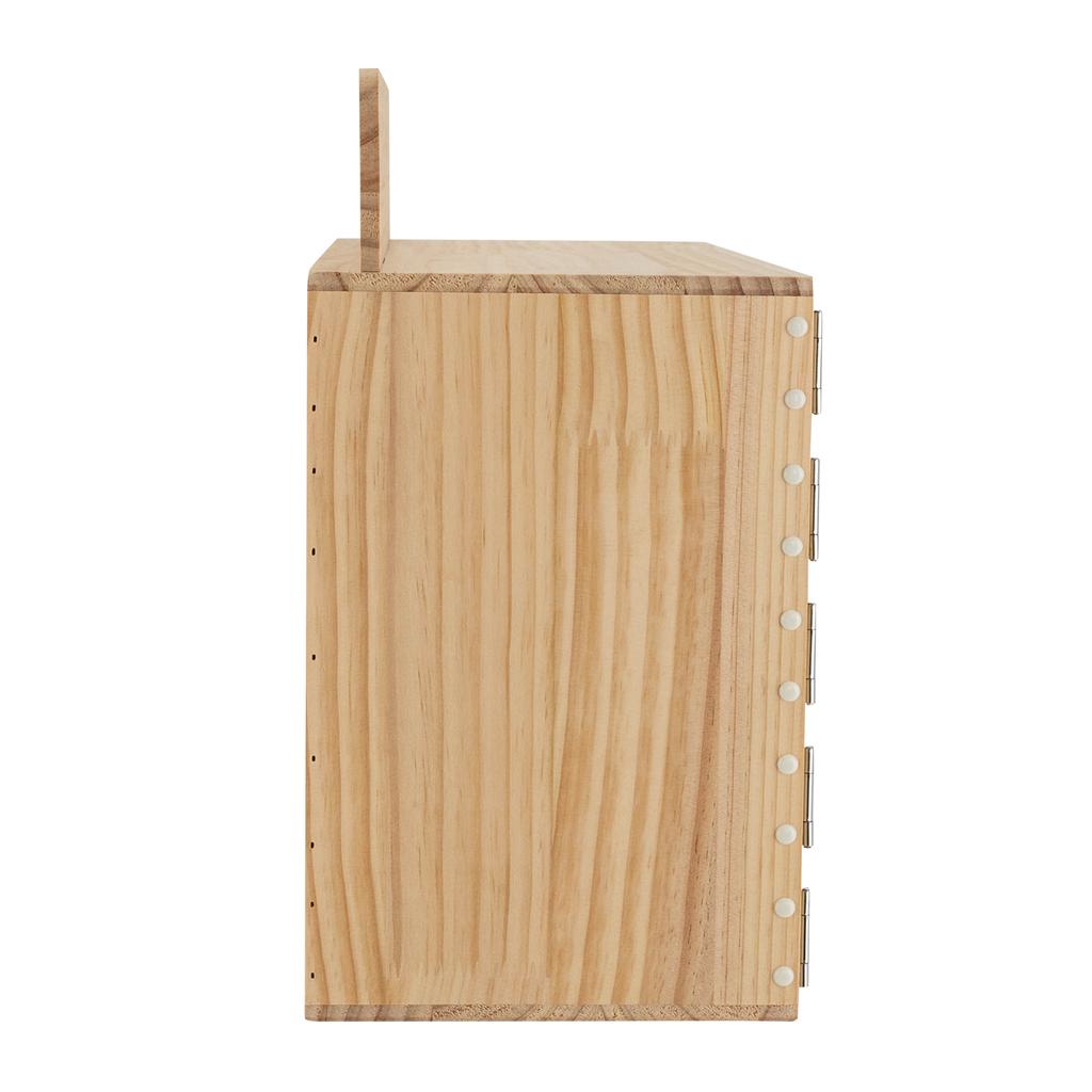 20 Slots Cell Phone Locker Box, Cell Phone Storage Cabinet, Wood Cell Phone Storage Cabinet With Keys for Conference Rooms