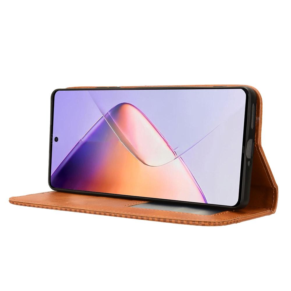 For Infinix Note 40 X6853 Leather Case Magnetic Closing Wallet Phone Cover