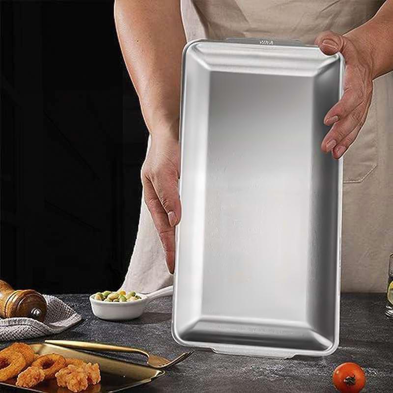 1PC Rectangular Dining Table Decoration Storage Tray New Stainless Steel Material Tray Outdoor Multiple Sizes Available