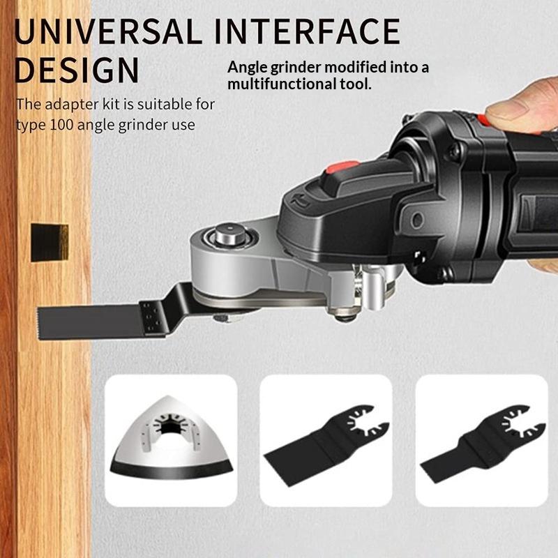 M10 M14 Angle Grinder Conversion Head Kit Multifunctional Oscillate Saw Blade Adapter For Angle Grinder Polisher Polishing Tool