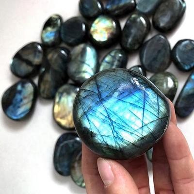 Colourful Natural Labradorite Polished Mineral Specimen Madagascar 