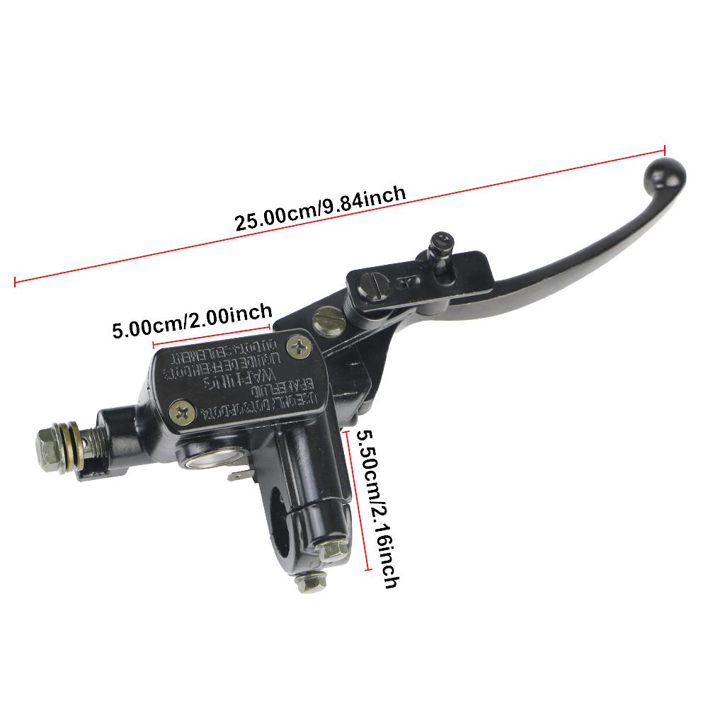 With Brake Pump Motorcycle Clutch Lever Cylinder Hydraulic Brake Lever For 50cc-250cc Dirt Bike ATV Four-wheel Moto Left/RightGood product