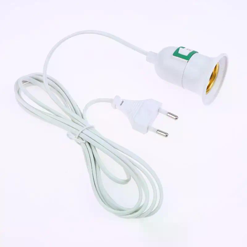 1Pcs Garden Lampholder With 3/5/10 Meters Cable EU Plug With On/Off Switch E27 Hanging Indoor Plants Light Holder For Desk Light