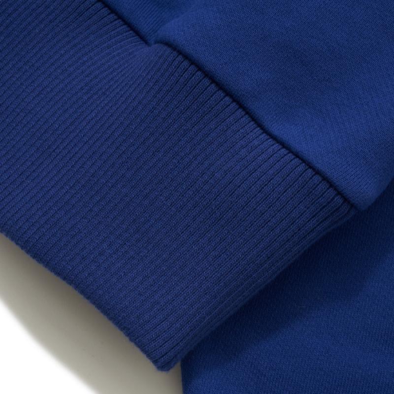 Blu Dot Oversized Half Zip Sweatshirt Bl