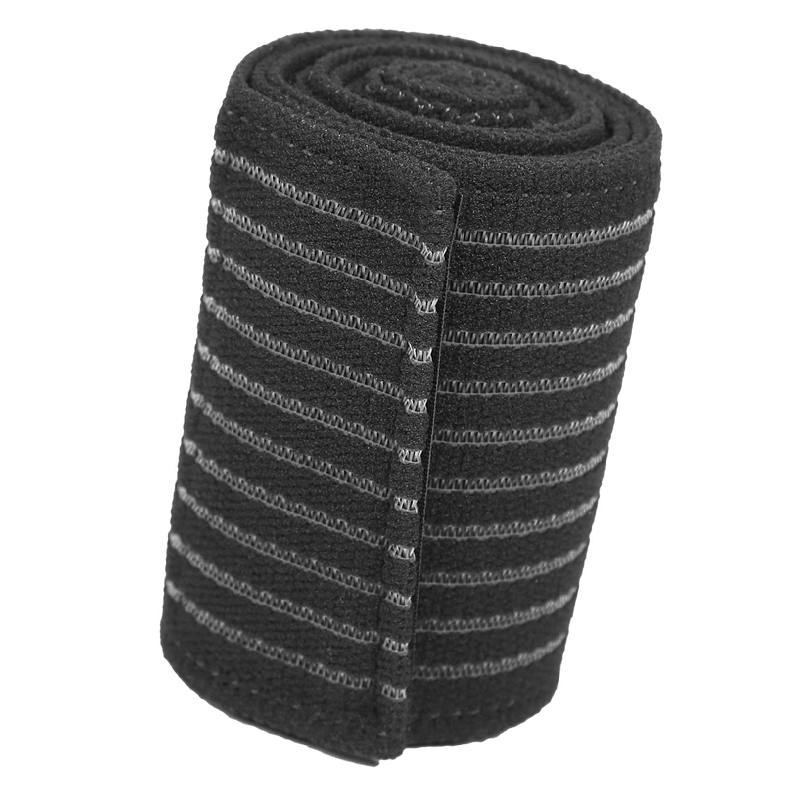 

Outdoor Running Sports High Elastic Bandage Anti sprain Knee Support Protective Strap (Black) чёрный