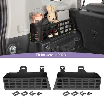 Car Metal Trunk Tail Box Storage Rack Bracket Storage Box Container For Chery JETOUR T2 2023 Up For Jetour Shanhai T2 2024 Up Interior Accessories