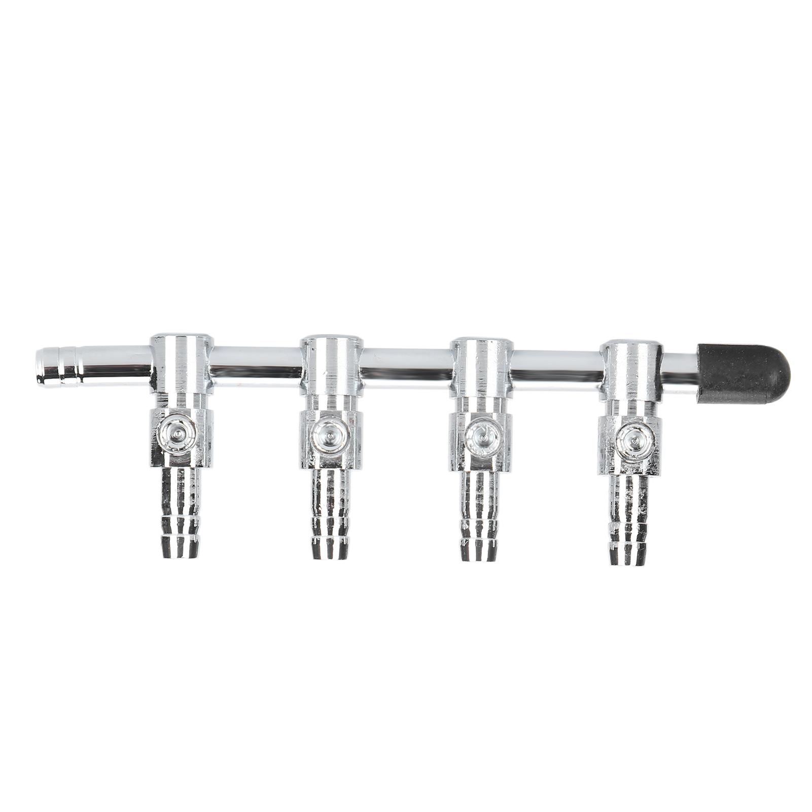 

Fish Tank Stainless Steel Control Valve Aquarium Air Flow Control Fish Tank Accessories5 Head
