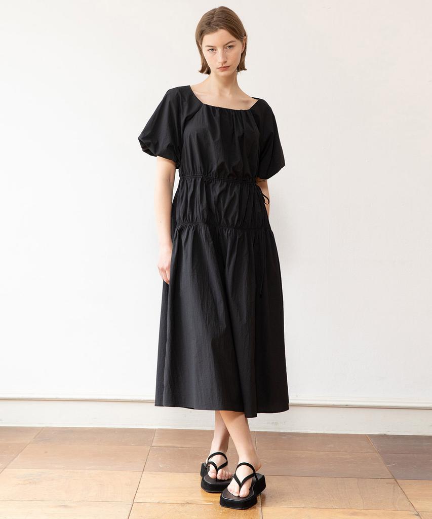 J Mark New York Balloon Sleeve Dress - Black