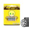 Air Alert Tire Valve Cap 4 Pieces Gauge Alert Pressure Monitor Stem Covers For Long-Distance Travel Motorcycle Truck SUV Daily