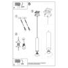 Lagos 1 Gold Gloss Hanging Lamp