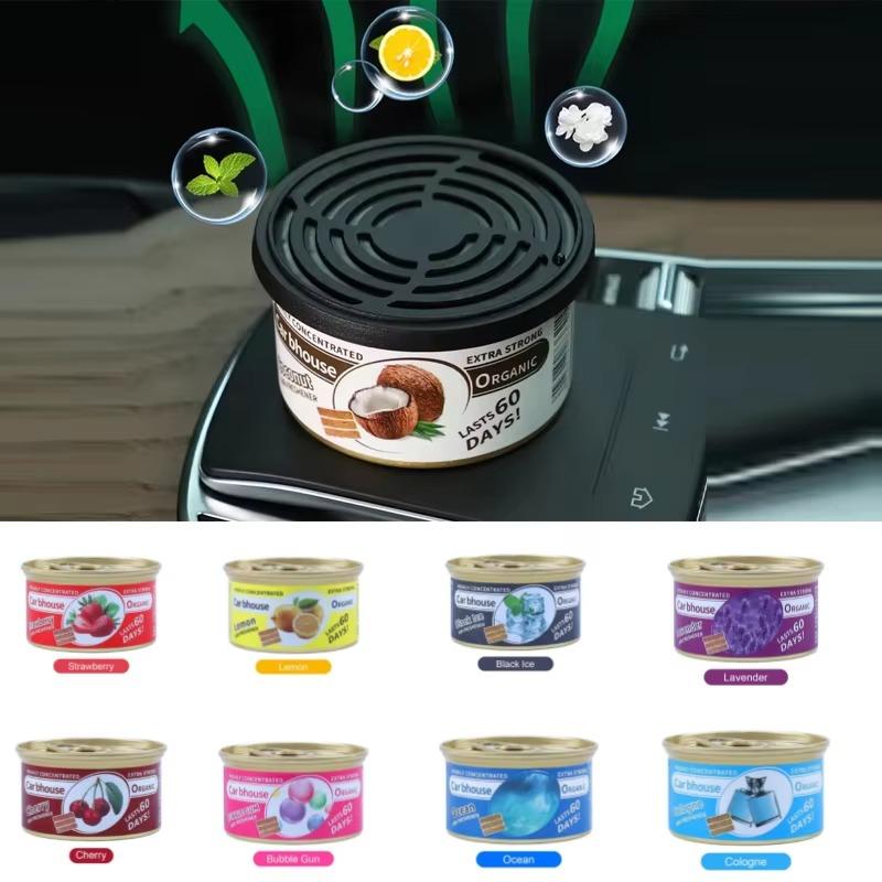 Osvěžovač vzduchu do auta Vůně žvýkaček Organické plechovky Odstraňovač zápachu Nezbytná dlouhotrvající, silná vůně pro domácí šatník