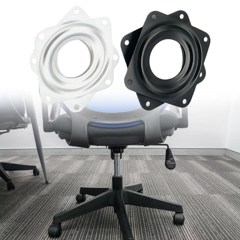 Robuste Drehtellerplatte Quadratische Drehtellerplatte Ersatz 360 Grad Drehteller für Möbel