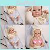 Silicone Baby Reborn Doll 18in Realistic Baby For Collectors And Gift Enthusiasts