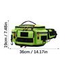 Crossbody Single Shoulder Bag Fishing Pack Water Resistant Multifunction Waist Bags Fishing Tackle Storage Bag Lure Pack
