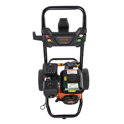 VEVOR Gas Pressure Washer, 3400 PSI 2.6 GPM, Gas Powered Pressure Washer 10L/min with Aluminum Pump, Spray Gun and Extension Wand, 5 Nozzle Set