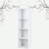 4 Shelf Bookcase Storage Bookshelf Wood Furniture Adjustable Book Shelving