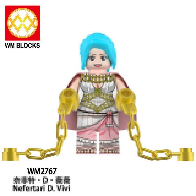 

WM6 animation series Rayleigh Sanji Ace assembled building block doll toy bag