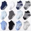 6 Pairs Baby Girls Boys Anti-slip Non Skid Socks with Grips Toddler Kids  All Seasons Cotton Socks 0-3years