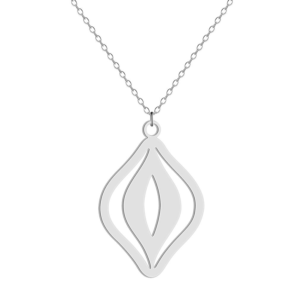 Kinital Feminist Vagina Necklace - Feminist Pussy Vulva Jewelry  Gift  Jewelry Christmas Gift for Girlfriend