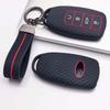 Key Fob Cover for Chery Tiggo with Keychain Anti-Scratch Guard Shockproof Protection Soft Grip Texture Responsive Button Touch Dust Resistant Cover