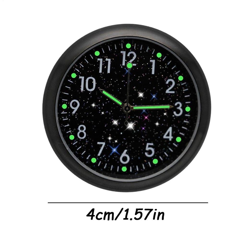 Car Clocks for Dash Quartz Luminous Vintage Watch with Clip and Sticker Pocket Clock for Car Dashboard Motorcycle Vehicle