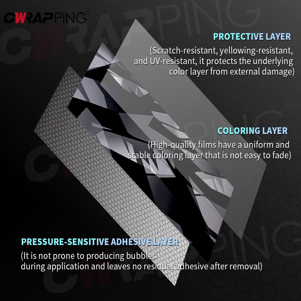 Camouflage Vinyl Wrap Films Car Sticker Bubble Free Foil Gun Sticker Self-adhesive Car Camo Woodland Natural Decal Decoration