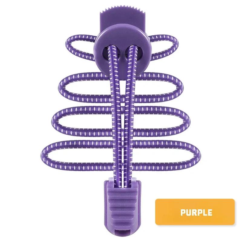 Round Tennis Laces Without Ties Lock Shoe Laces Adult Kids Sneakers Elastic Shoelaces Rubber Bands for Shoes Accesories 1Pair