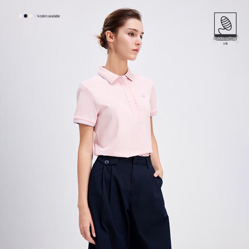 Navigare Women's Casual Short Sleeve Polo Shirt