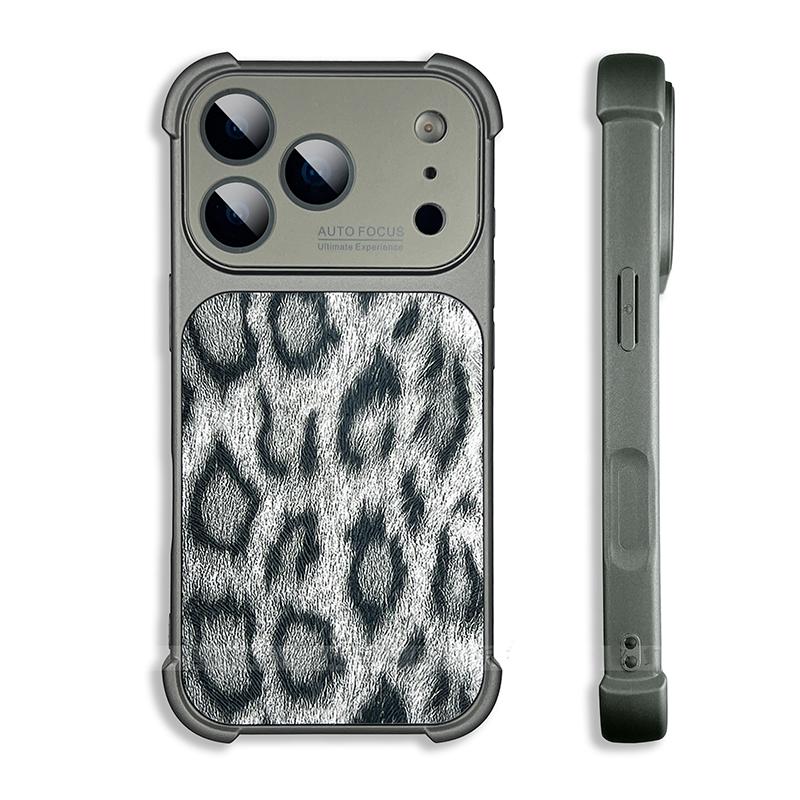 

Retro Popular Leopard Print Shockproof Phone Case For iPhone 17 Pro Max Air 16 15 14 Plus 13 Camera Lens Protections Back Cover iPhone 13