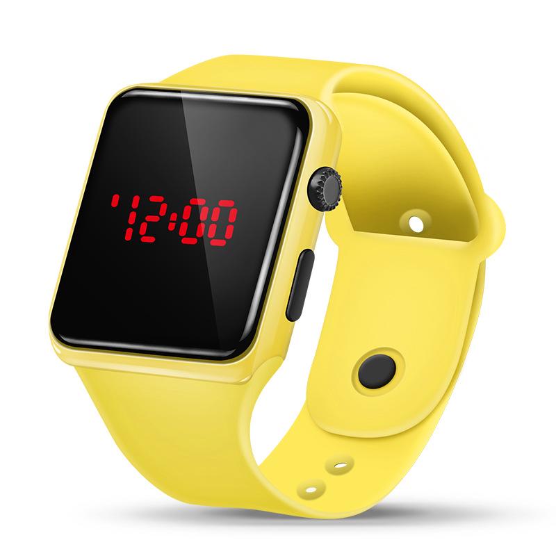 Unisex 2023 Black LED Sports Watch with Night Light for Teens and Students