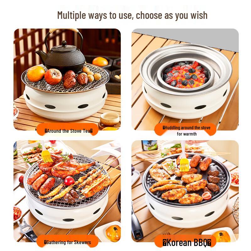Suncojia Foldable Portable Charcoal BBQ Grill
