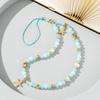 Beaded Mobile Phone Chains Phone Jewelry Women Girls Anti Lost Telephone Lanyard Hanging Rope Star Pendant Phone Lanyard