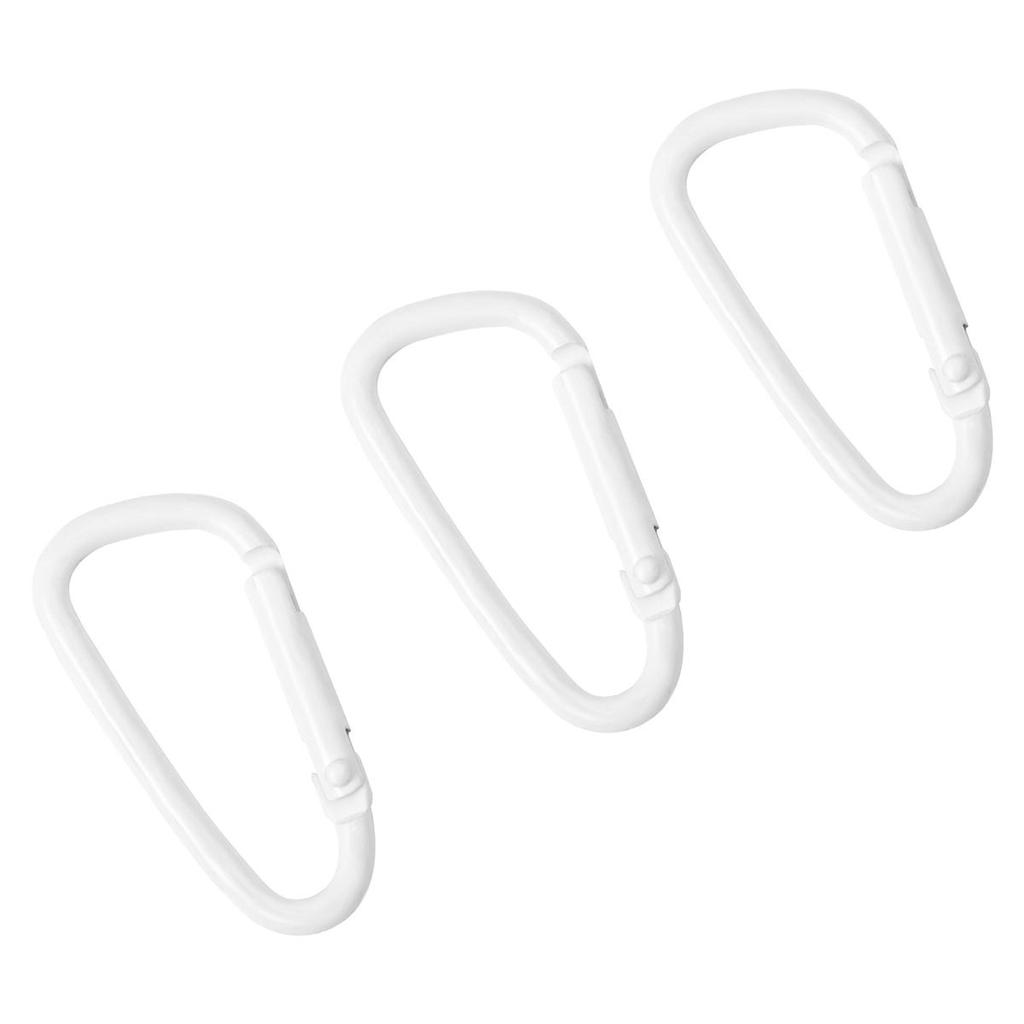 1-10 Stück Aluminium Sprühlackiert Ovalbahn Kletterverschluss Karabiner für Schlüssel Tasche Zubehör