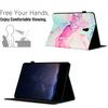 Für Samsung Galaxy Tab A 10.5 (2018) T590 T595 Hülle Smart Lederhülle Mehrwinkelständer Marmormuster