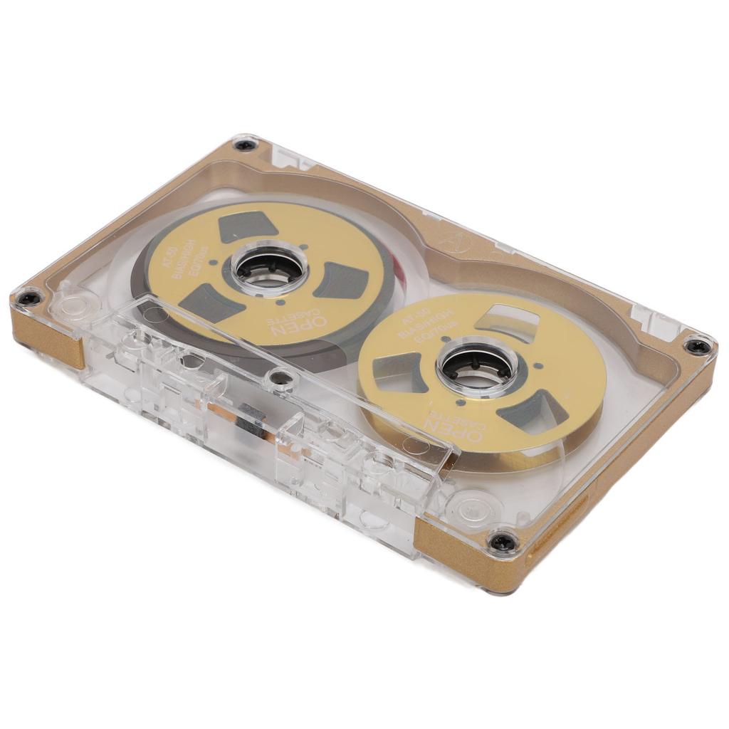 Reel To Reel Blank Sound Cassette Tape   Homemade 55 Minutes Aluminum Empty Cassette Tape for Music Recording