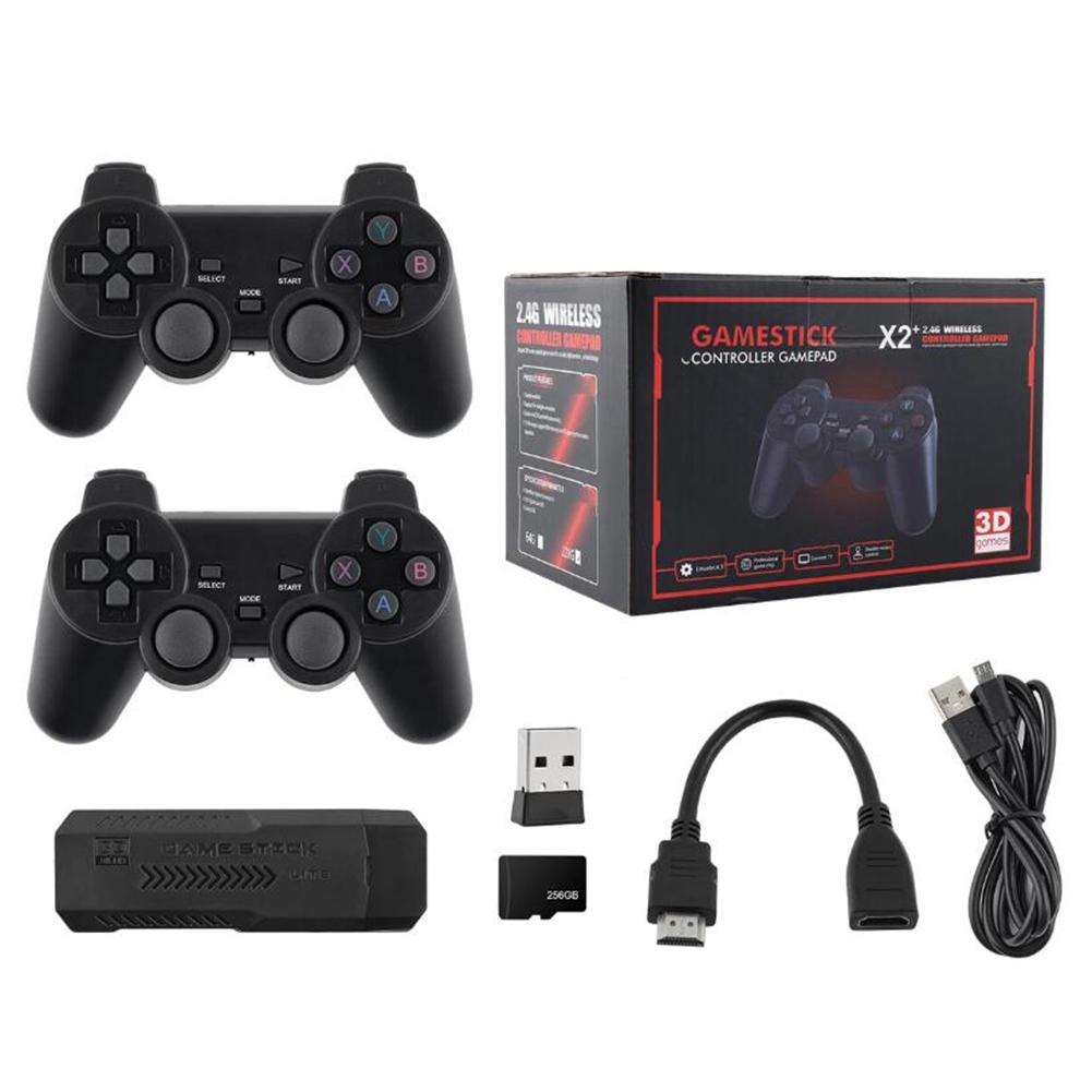 X2 Plus/K8/M8/M15 Gaming Console 58000+ Games TV Handheld Game Console HDMI-Compatible Wireless Gamepads for PS1 N64 DC