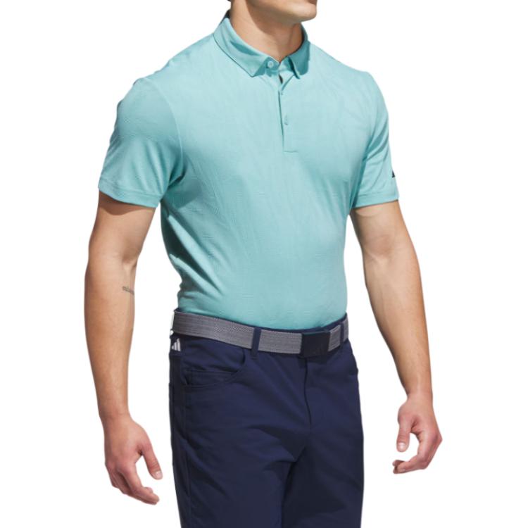Adidas Go-To Ss25 Textured Comfortable Versatile Sports Polo Shirt Men Tops JL7891