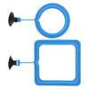 Fish Feeding Ring Safe Aquarium Fish Floating Food Feeder with Strong Suction Cup for Fish Tank