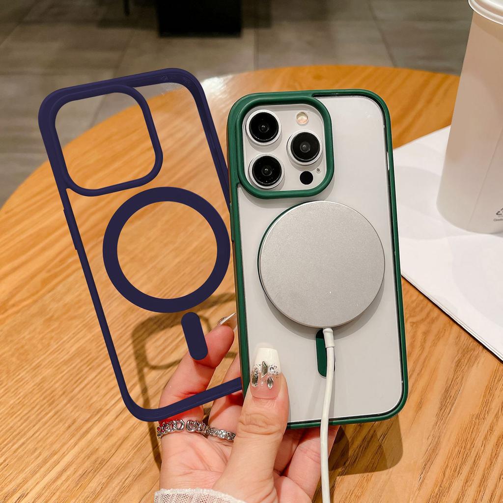 Silikon Matt Magnetische Handyhülle Für iPhone 16 Pro Max Funda iPhone 11 13 14 15 Plus 12 15pro 13pro 16promax Magsafing Hülle