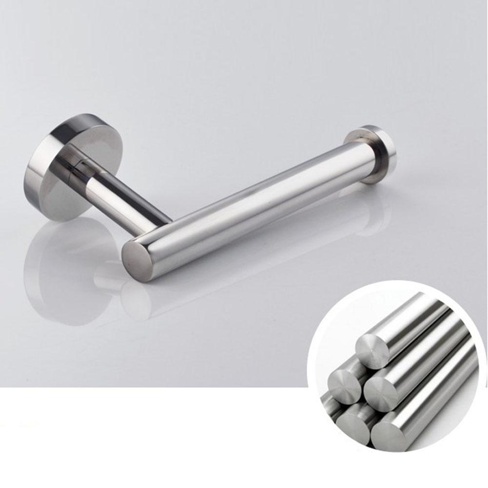304 Stainless Steel Bathroom Toilet Paper Holder Exquisite Towel Rack Without Cover