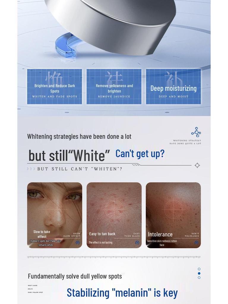 Whitening Spot Removal Cream with Niacinamide - Brightening & Hydrating Skincare for Autumn/Winter