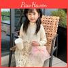 Lovely And Trendy Pearl Handle Bowknot Handbag For Kids In Soft Pink Color For Everyday