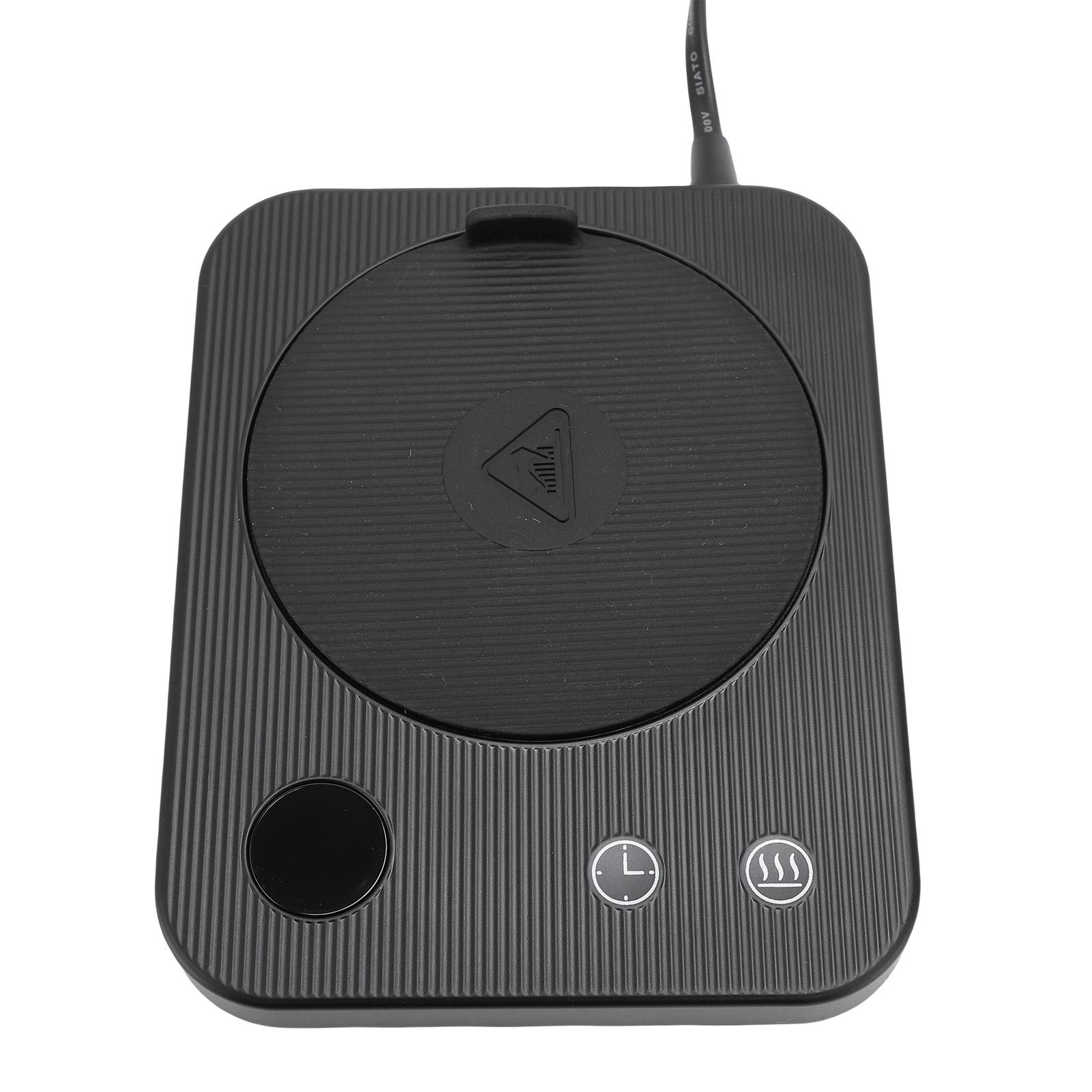 

Electric Cup Warmer 40 55 65 85 celsius Auto Shutoff Large Heating Panel Coffee Mug Warmer for Home Office Dorm EU Version Black чёрный