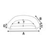 Canape pour chien ou chat Bouclette 77 x 50 x 27 cm