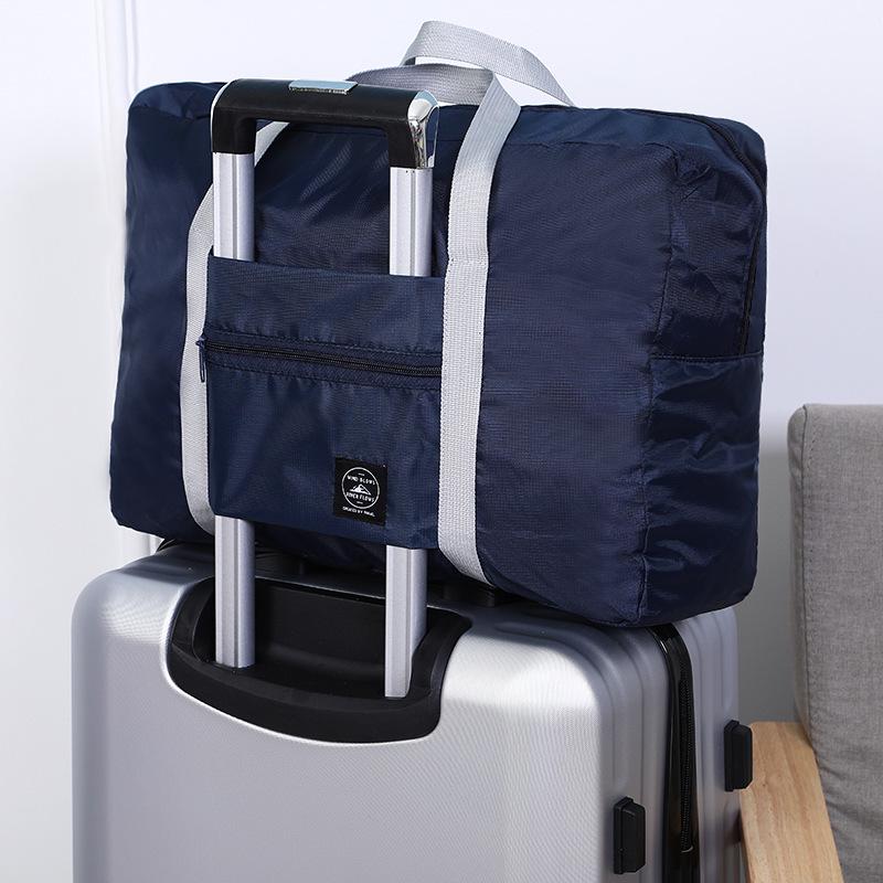 Large Capacity Cross-Border Travel Bag - Second Generation, Lightweight Waterproof Polyester, Compatible with Trolley Case